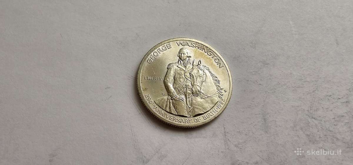 1982 1/2 dolerio Usa Unc