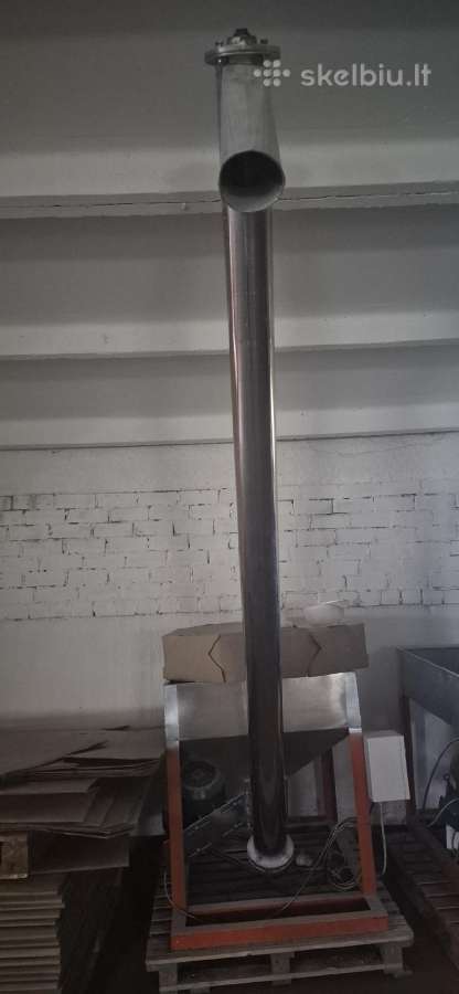 Padavimo šnekas su bunkeriu ir valdymu