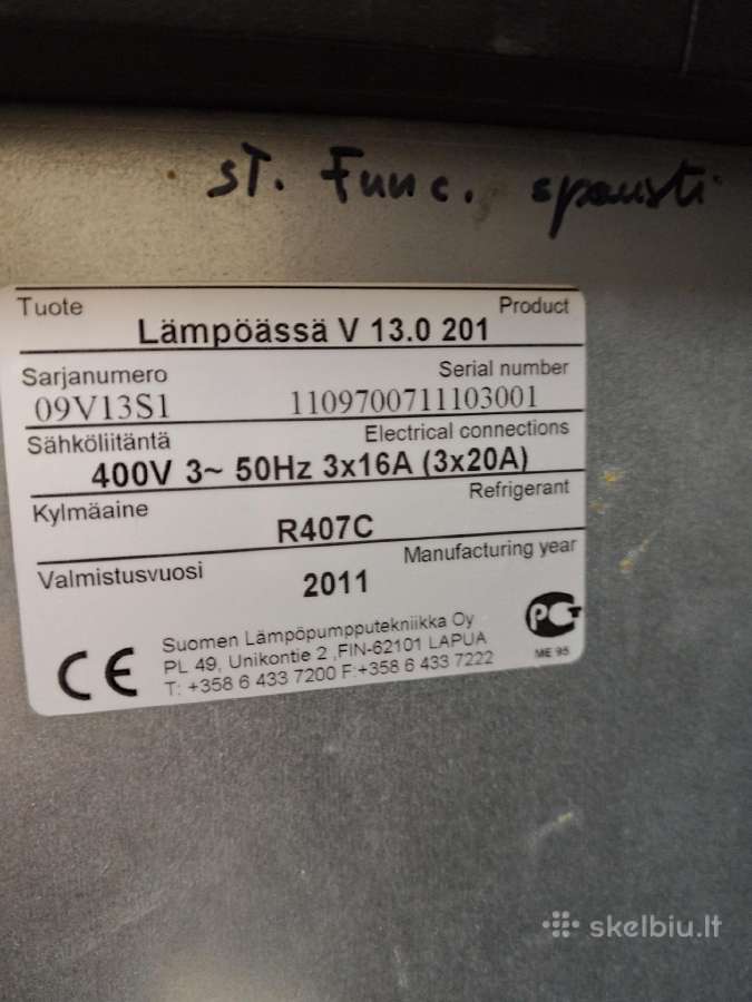 Geoterminis Suomiškas Lampoassa 14.2kw - nuotraukos Nr. 2