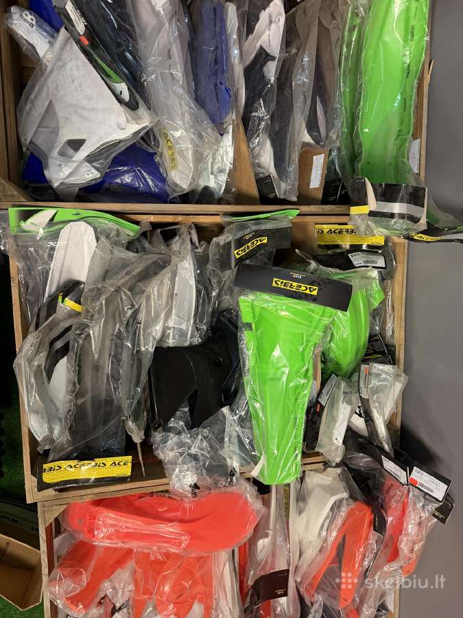 Motocross/enduro plastikai urmu