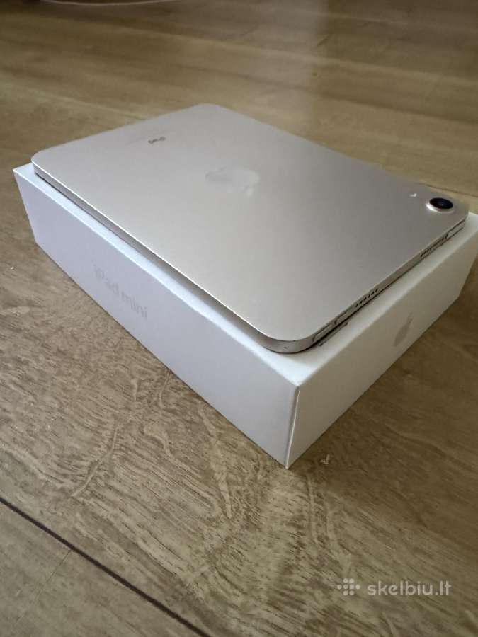 iPad Mini 6th gen, 64gb, Starlight - nuotraukos Nr. 9