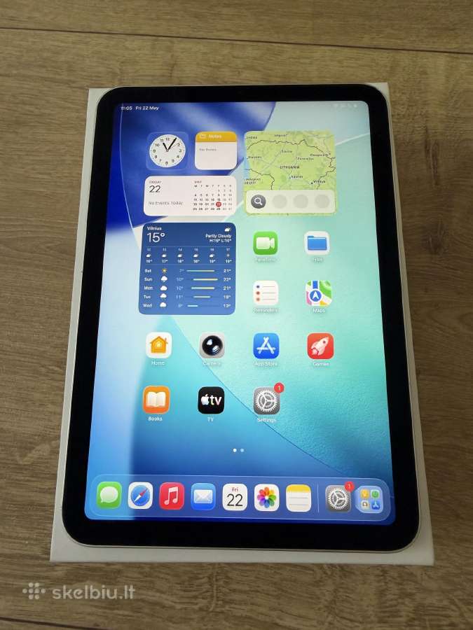 iPad Mini 6th gen, 64gb, Starlight - nuotraukos Nr. 14