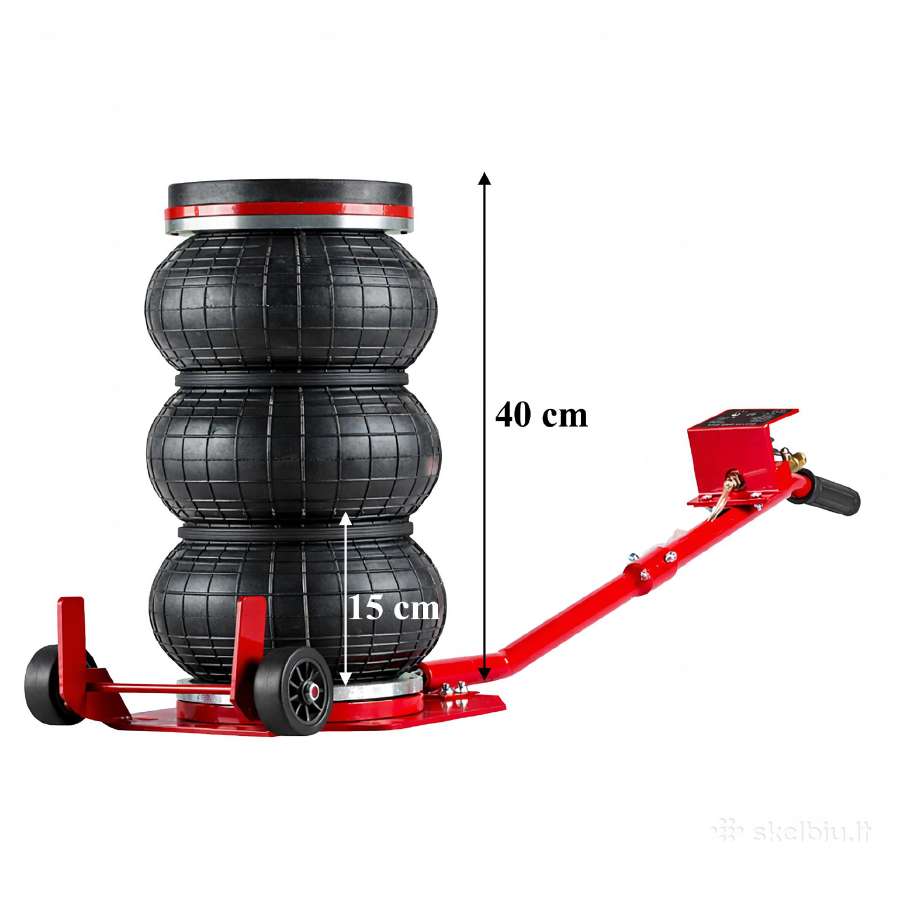 Pneumatinis domkratas 3.5t. 40cm. Ratukai - nuotraukos Nr. 7