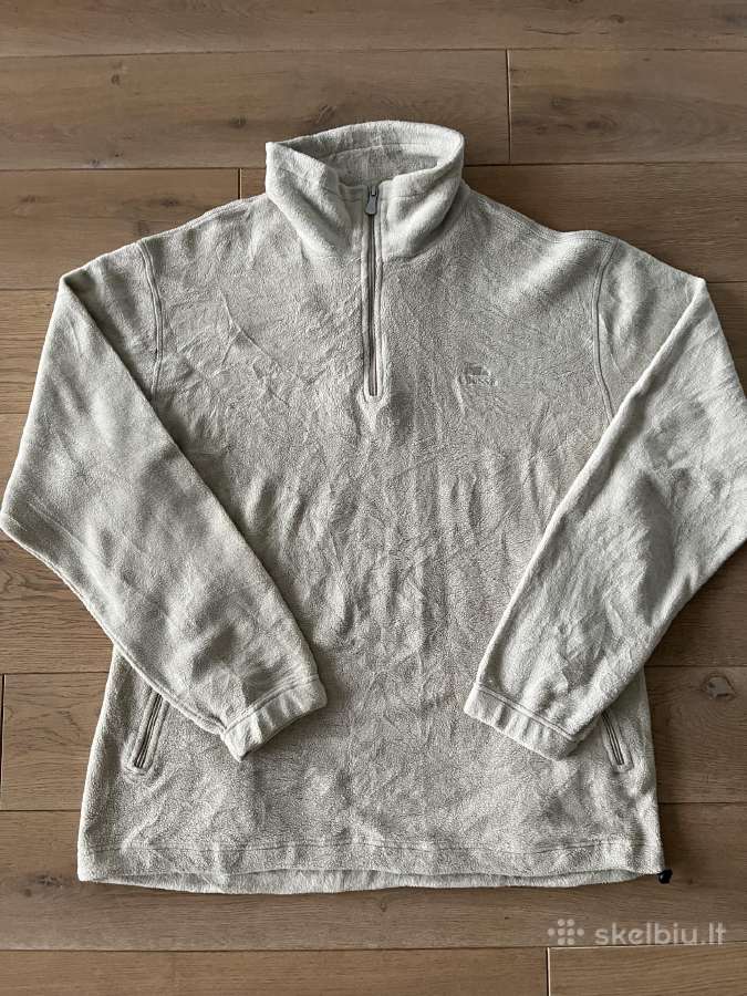 Ellesse Vintage Quarter Zip Fleece – Beige/cream