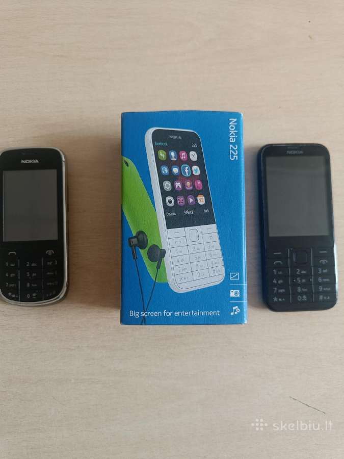 Nokia 225 ir Nokia 203 telefonai