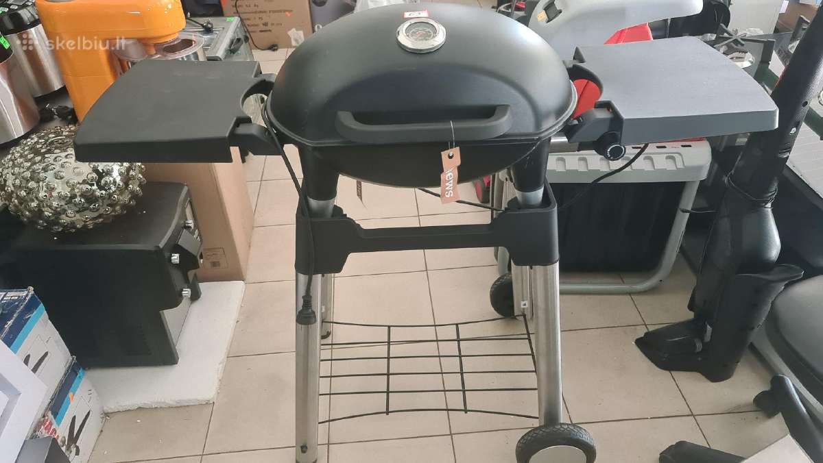 Naujas elektrinis lauko grilis