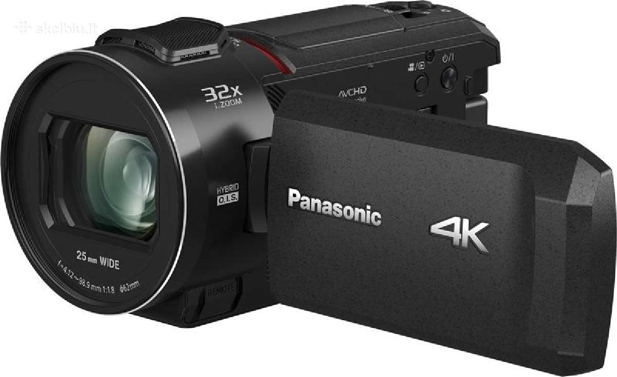 Panasonic Hc-vx3 4k 24x zoom video kamera