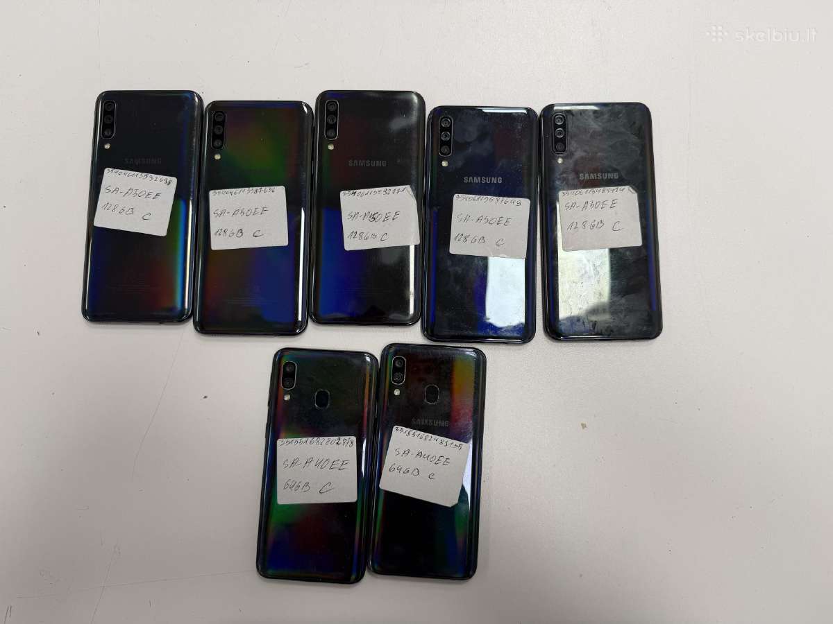 Samsung A50 128gb-70e ir A40 64gb-50e