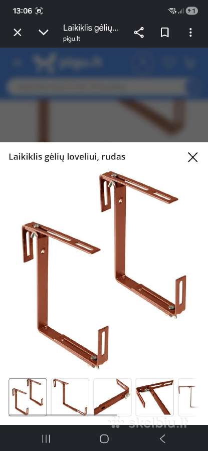 Laikikliai gėlių loveliams - nuotraukos Nr. 2