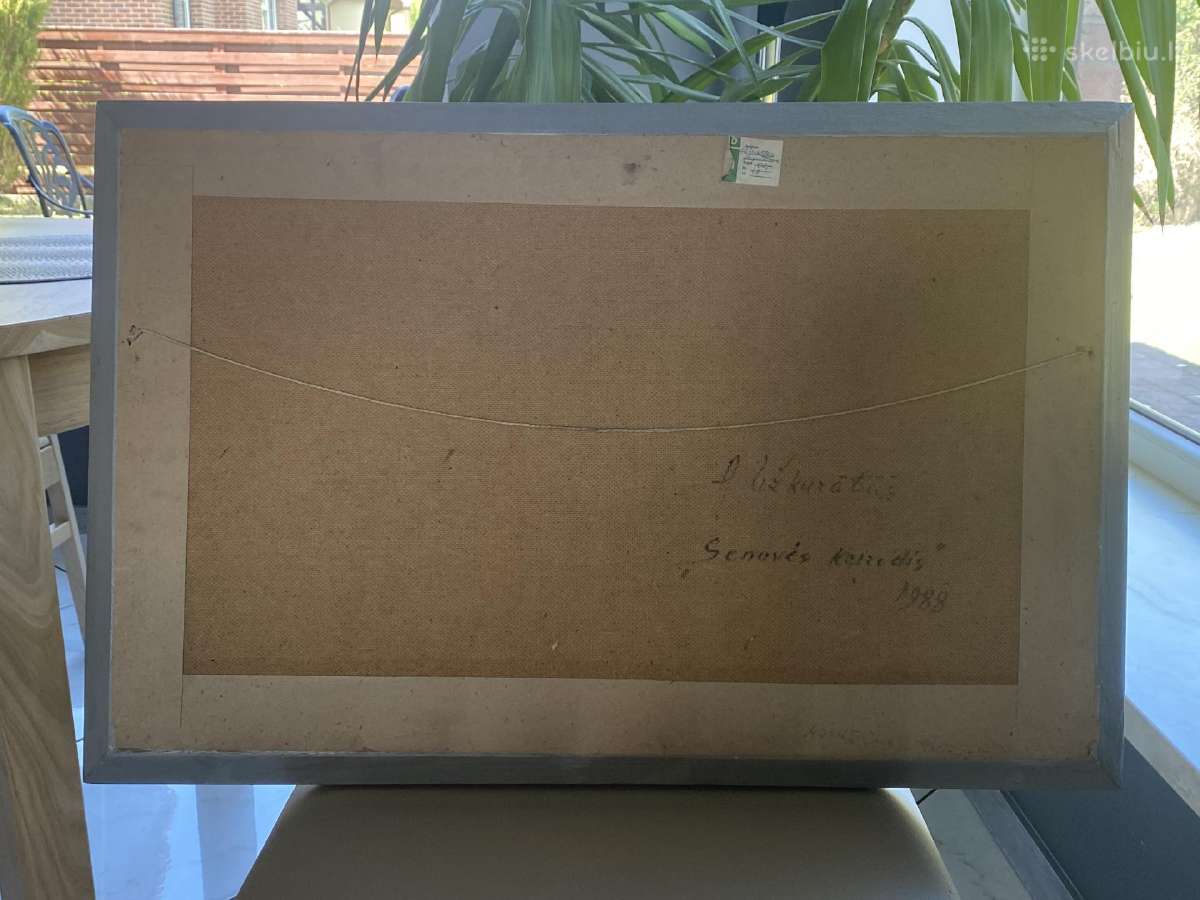 Aliejiniais dažais tapytas paveikslas 88m - nuotraukos Nr. 5