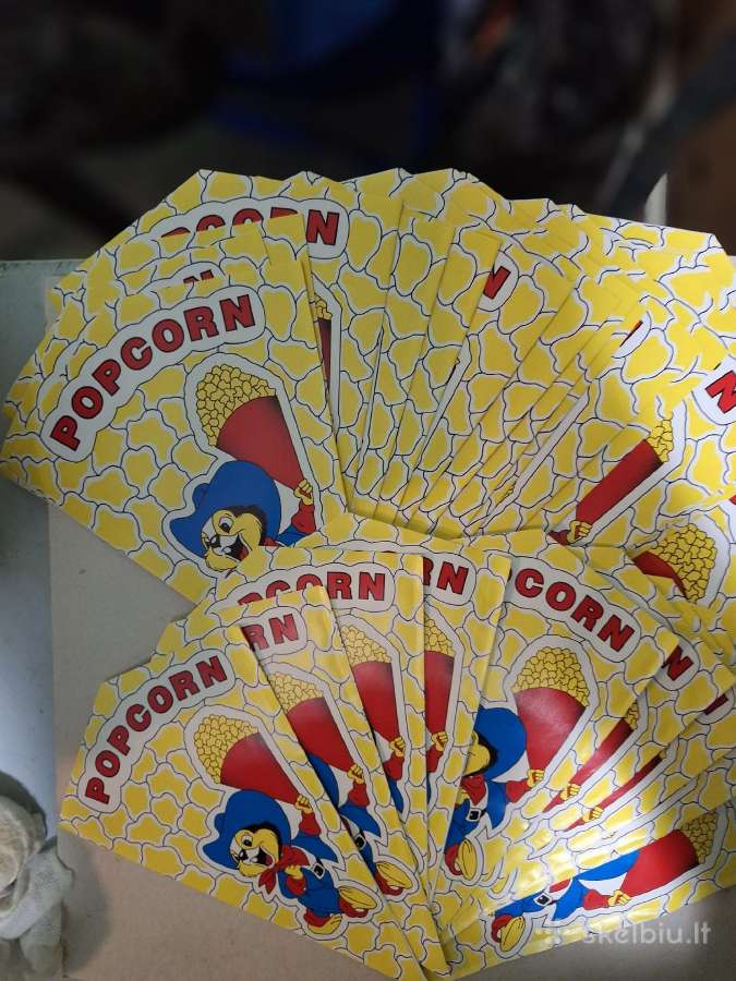 Popcorn maišeliai cukraus vatai pagaliukai - nuotraukos Nr. 4
