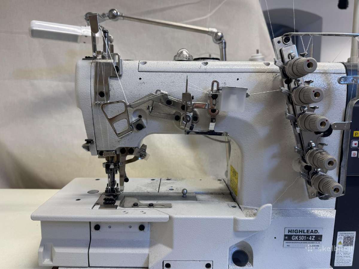 Plokščiasiūlė siuvimo mašina Highlead Gk501-4z - nuotraukos Nr. 5