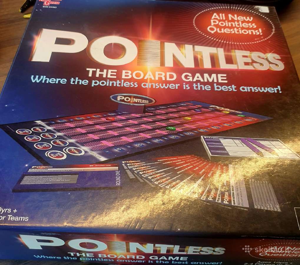 Stalo žaidimas „Pointless: The Board Game“ (2013)