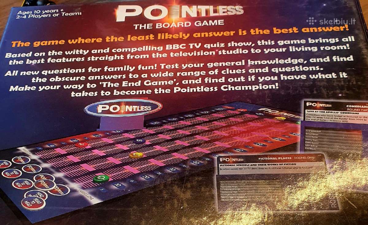 Stalo žaidimas „Pointless: The Board Game“ (2013) - nuotraukos Nr. 5