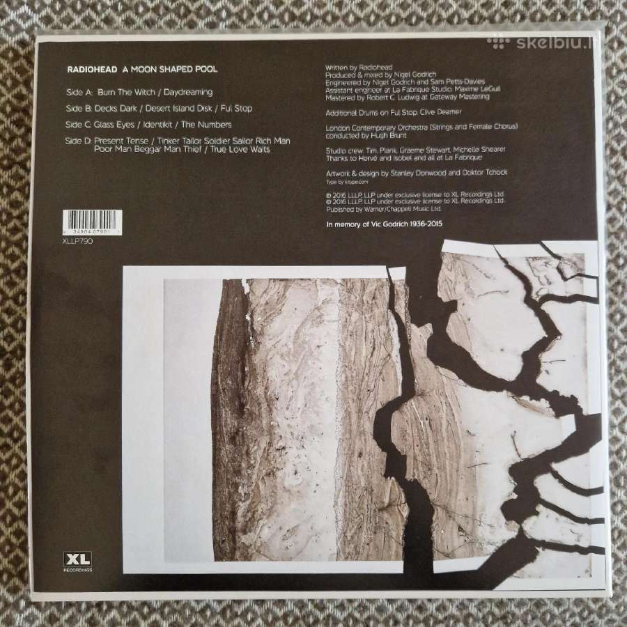Radiohead – A Moon Shaped Pool / Vinyl 2lp on Whi - nuotraukos Nr. 2