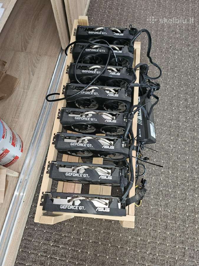 Parduodamas Rig 8 vaizdo plokščių
