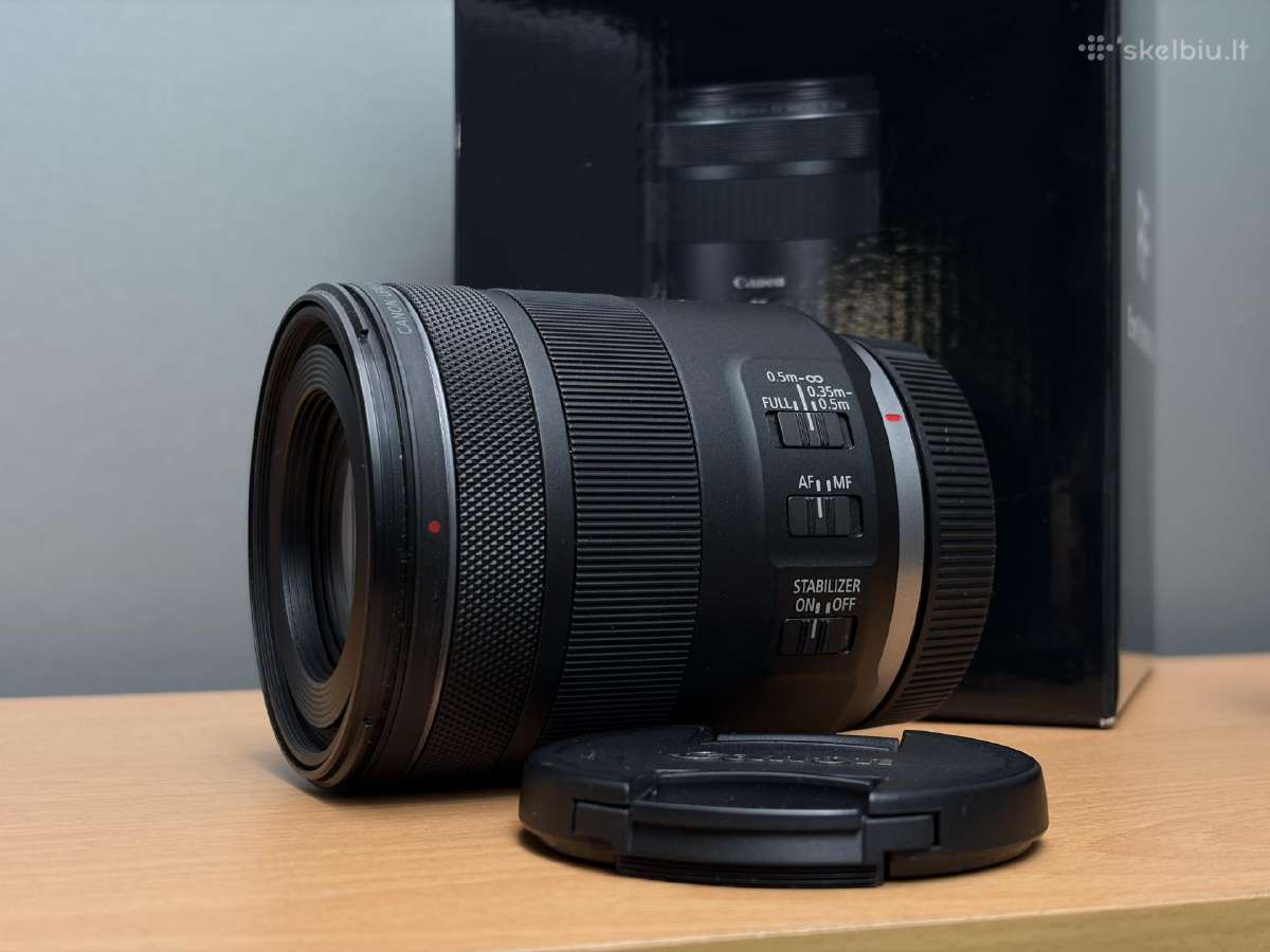 Canon Rf 85 f/2 Macro Is Stm + garantija - nuotraukos Nr. 4
