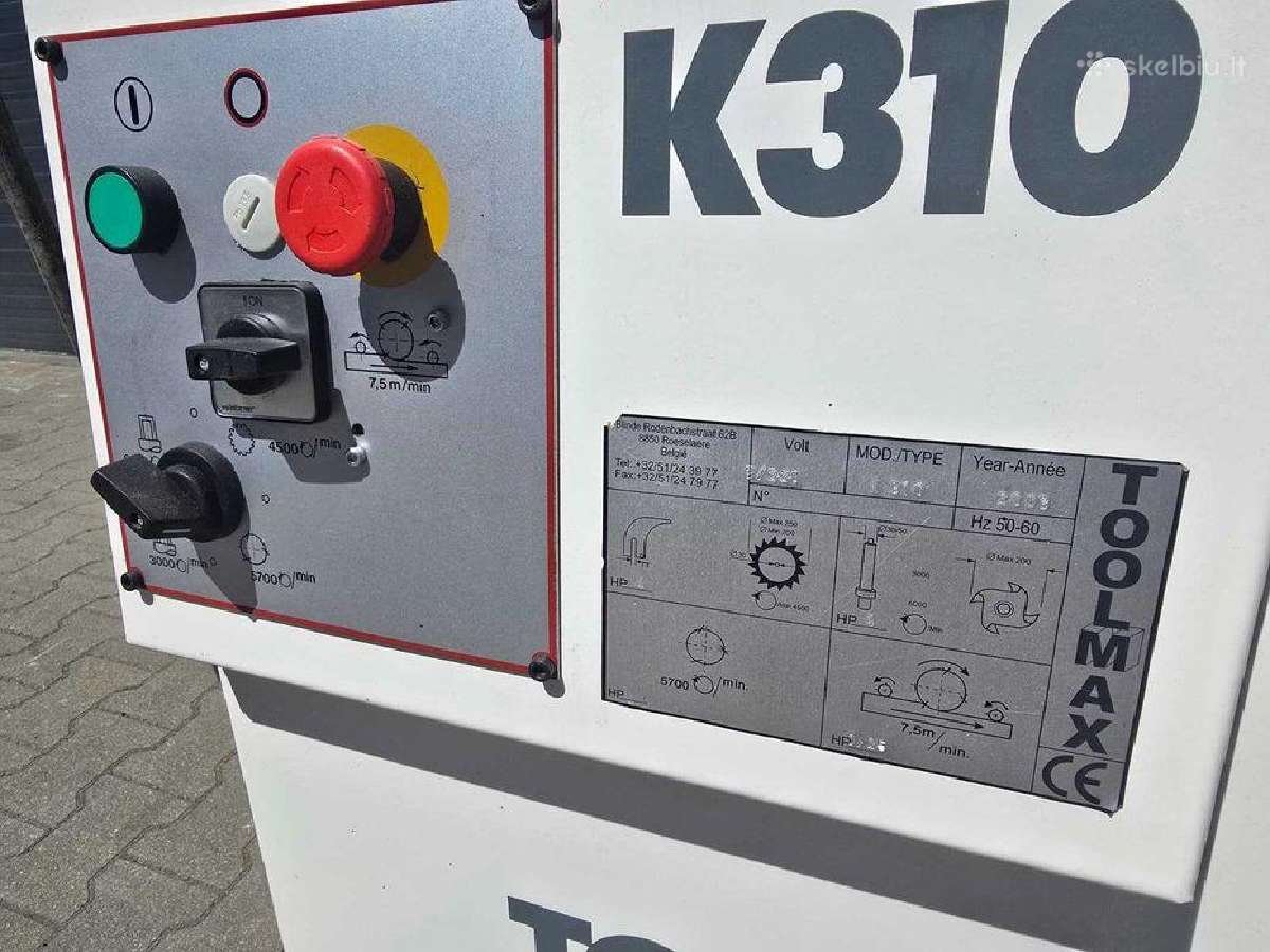Daugiafunkcinės staklės Toolmax K310 - nuotraukos Nr. 4