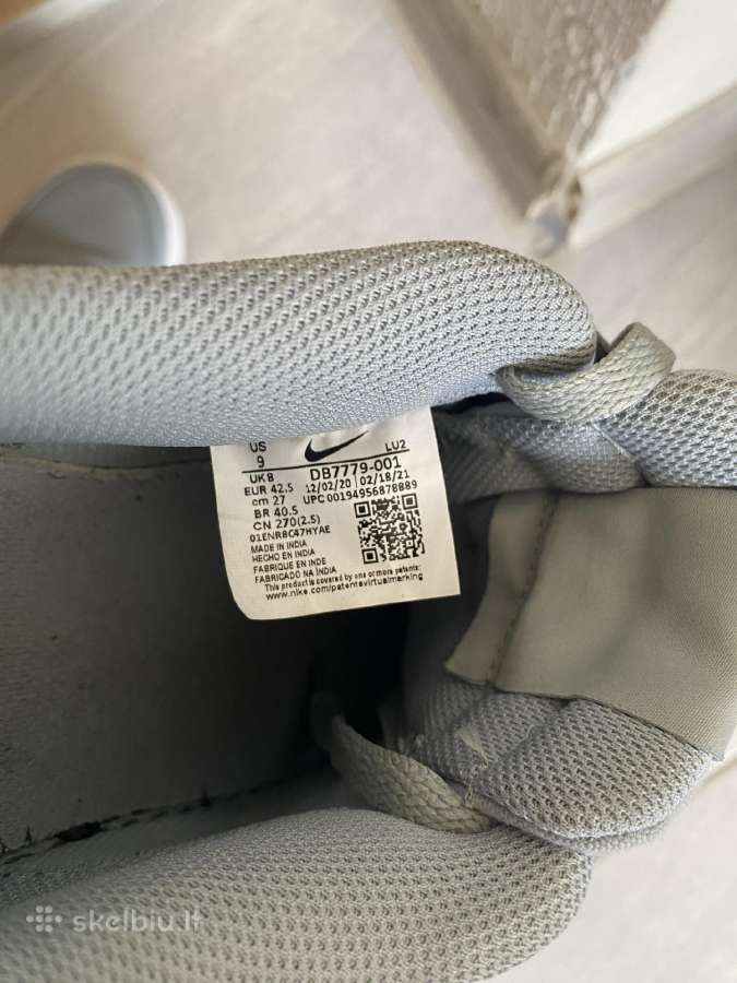 Nike Court Vision Low Grey Eur 42.5 - nuotraukos Nr. 5