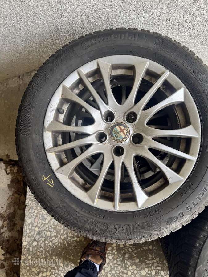 Alfa Romeo 159 R16 ratlankiai su žieminem padangom - nuotraukos Nr. 3