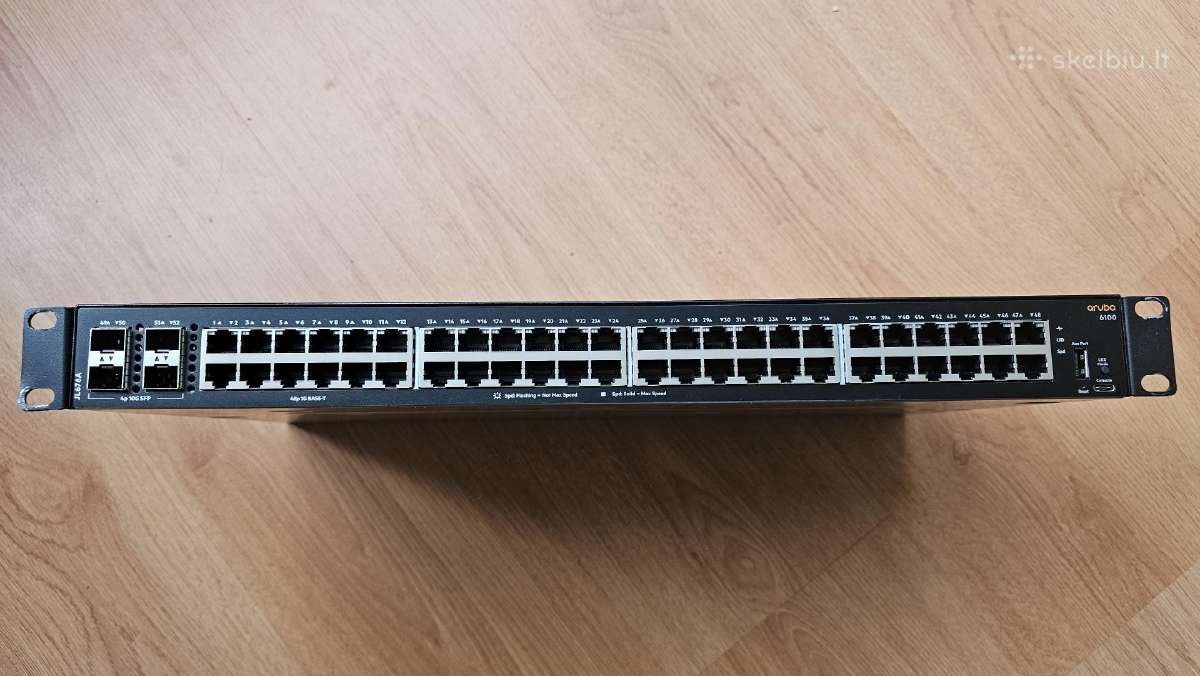 Hpe Aruba CX 6100 48g 4sfp+ Switch (Jl676a) - nuotraukos Nr. 4