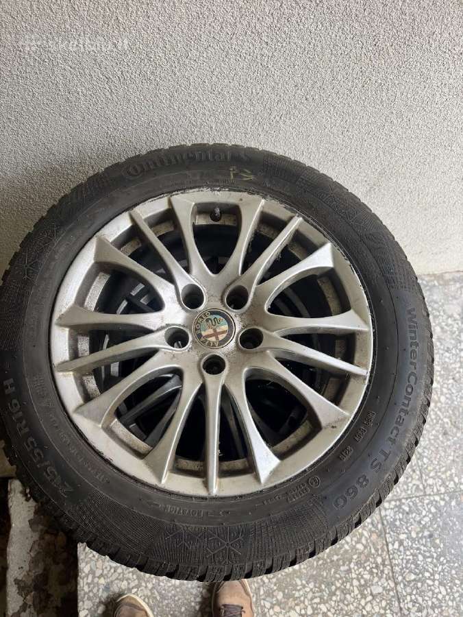 Alfa Romeo 159 R16 ratlankiai su žieminem padangom - nuotraukos Nr. 4