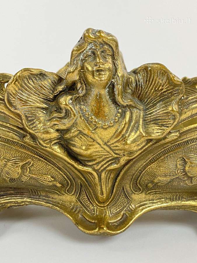 Art nouveau žalvarinis vazonas - nuotraukos Nr. 7
