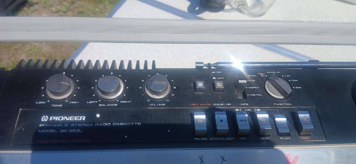 Pioneer sk 353 SL kasitinis magnetofonas - nuotraukos Nr. 4