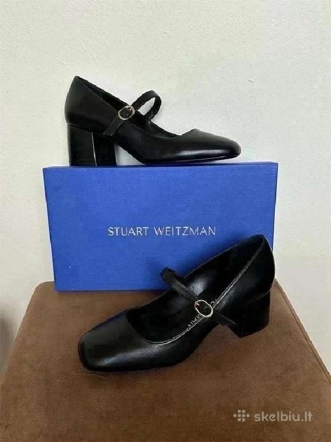 Stuart Weitzman juodi odiniai Mary Jane kulniuka - nuotraukos Nr. 15