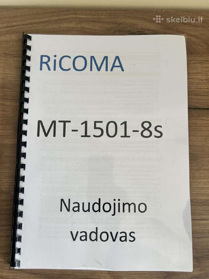 Ricoma Mt1501-8s - nuotraukos Nr. 7