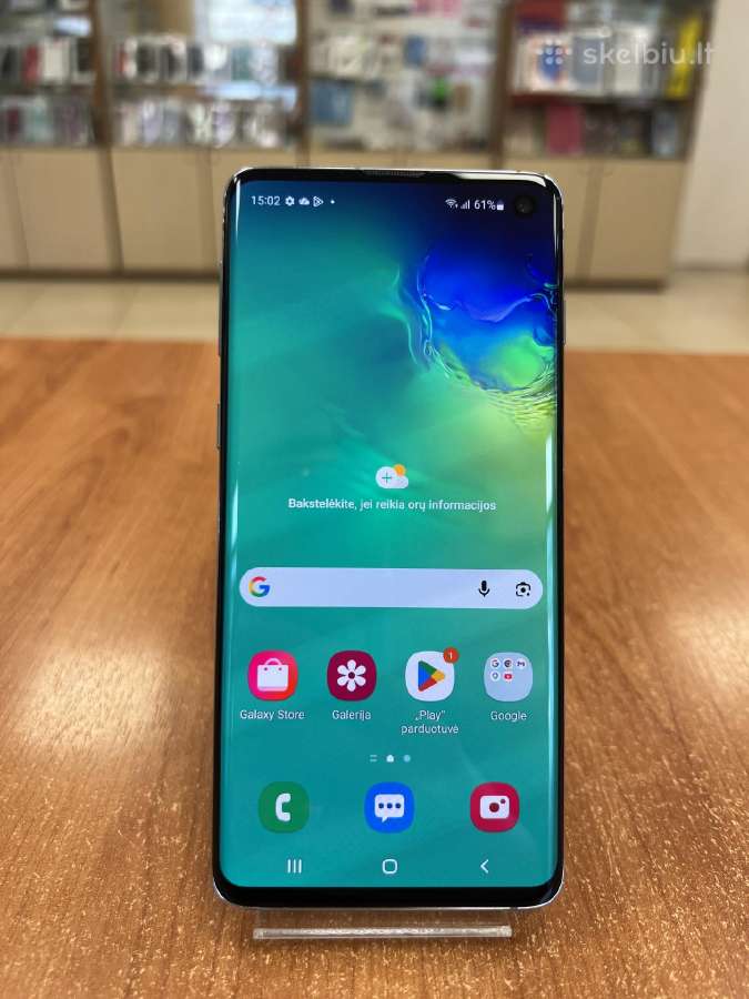 Samsung G973 Galaxy S10 128gb (naudotas)