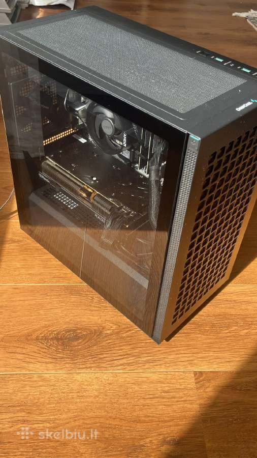 Žaidimų kompiuteris: rx 7700 XT, 32gb, Amd 5