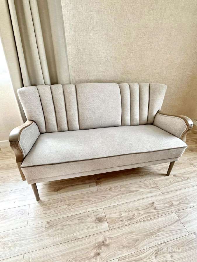 Restauruota 1950 m. mid-century sofa / sofutė
