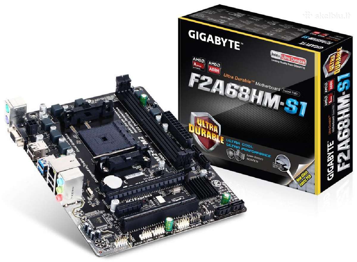 Nauja MB Gigabyte Ga-f2a68hm-s1 Rev. 1.1 - nuotraukos Nr. 4