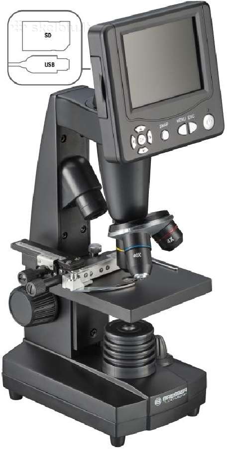 Skaitmeninis mikroskopas Bresser LCD 50x-2000x - nuotraukos Nr. 2
