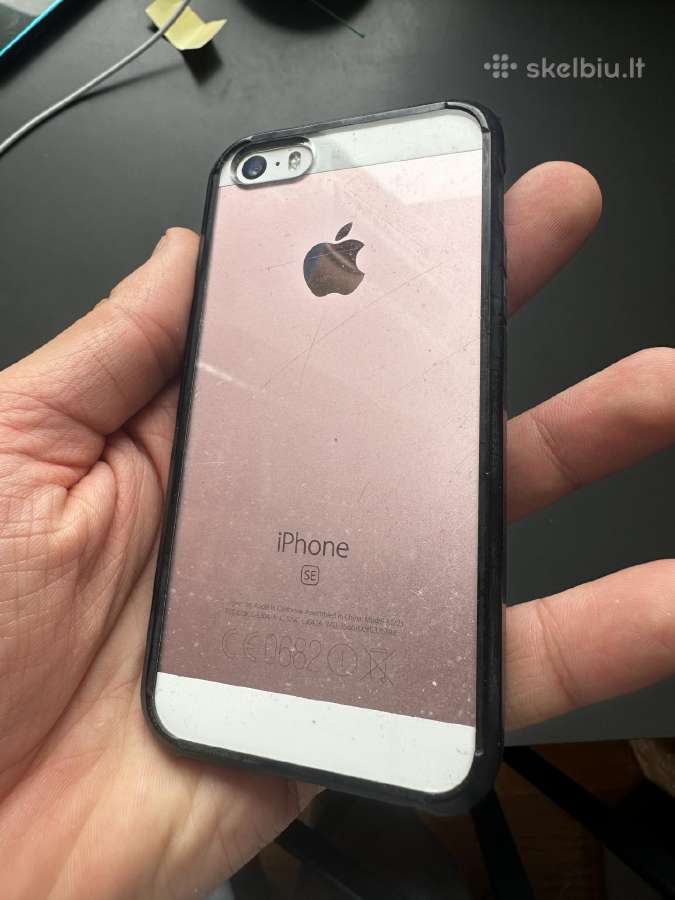 Apple iPhone Se 16gb Rose Gold 96% battery - nuotraukos Nr. 2