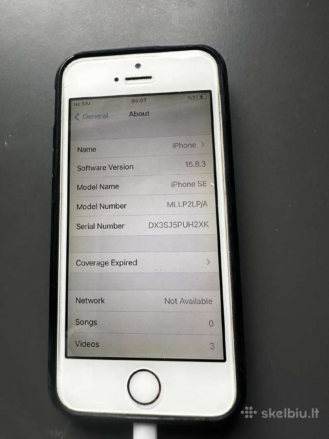 Apple iPhone Se 16gb Rose Gold 96% battery - nuotraukos Nr. 3