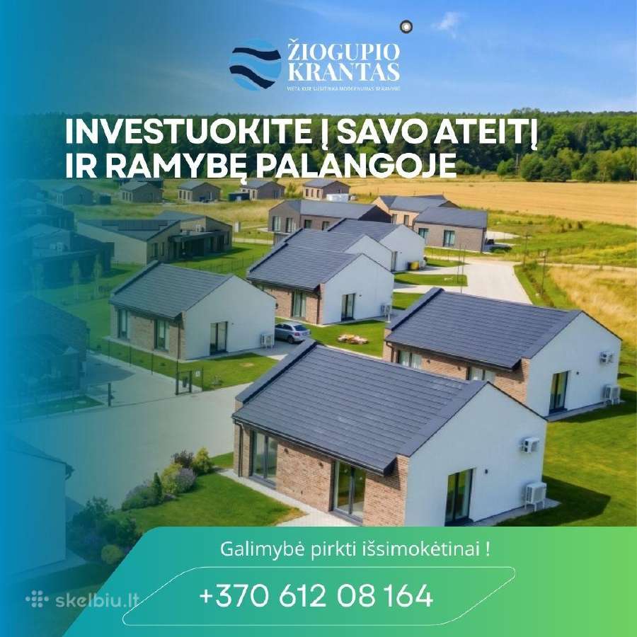 Namai uždarame Palangos kvartale
