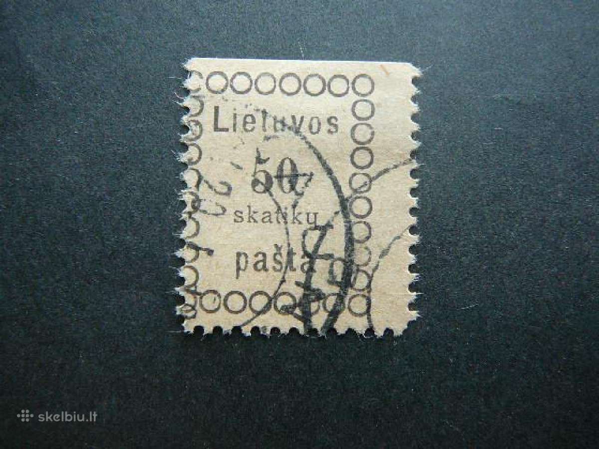 Lietuva 1918 Vilniaus II laida antsp. lit08a