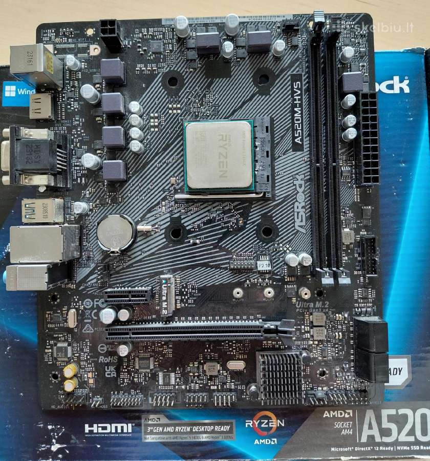 Ryzen 5 2600x + am4 motherboard