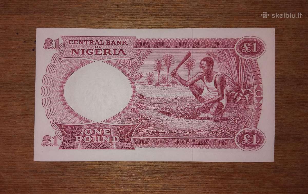 Nigerijos 1 £ banknotas - nuotraukos Nr. 2