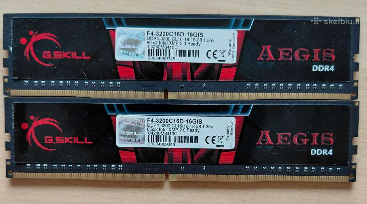Ddr4 RAM 16gb 3200mhz (2x8gb) kit