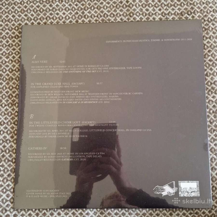 Sarah Davachi - Selected Works I / Vinyl Lp - nuotraukos Nr. 2