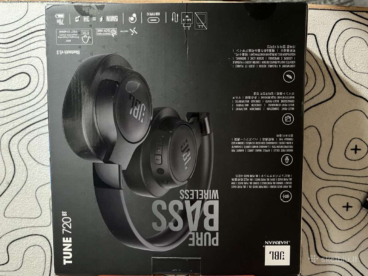Jbl 720bt ausinės - nuotraukos Nr. 4