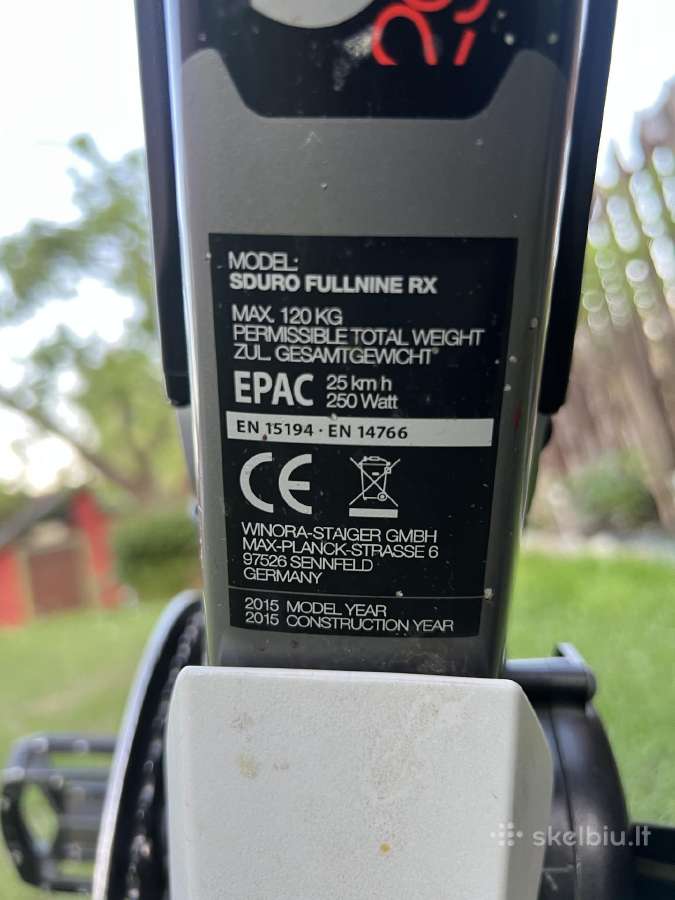 Haibike s-duro fullnine rx - nuotraukos Nr. 10