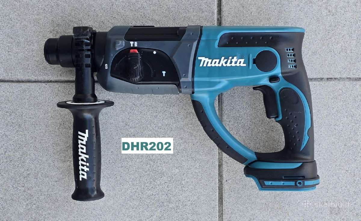 Makita perforatorius ir uždedamas siurblys - nuotraukos Nr. 5