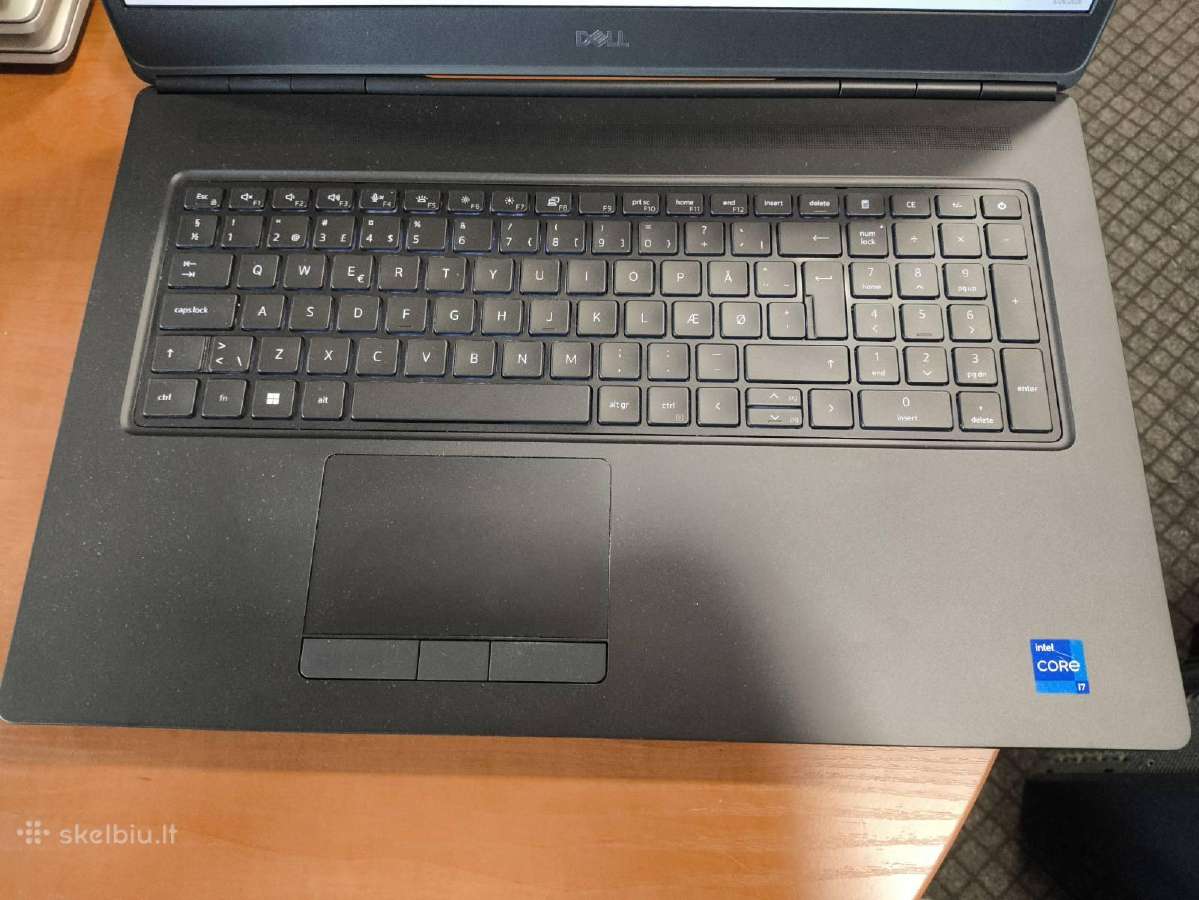 Precision 7760 i7-11850h 16/512 SSD Rtx A5000 16gb - nuotraukos Nr. 2