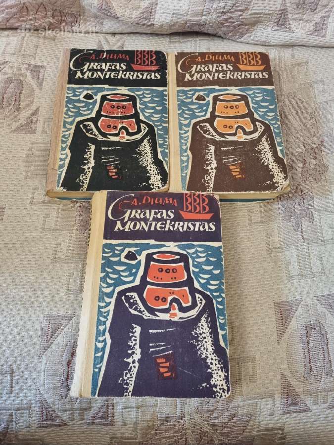Grafas Montekristas 1,2,3 tomas