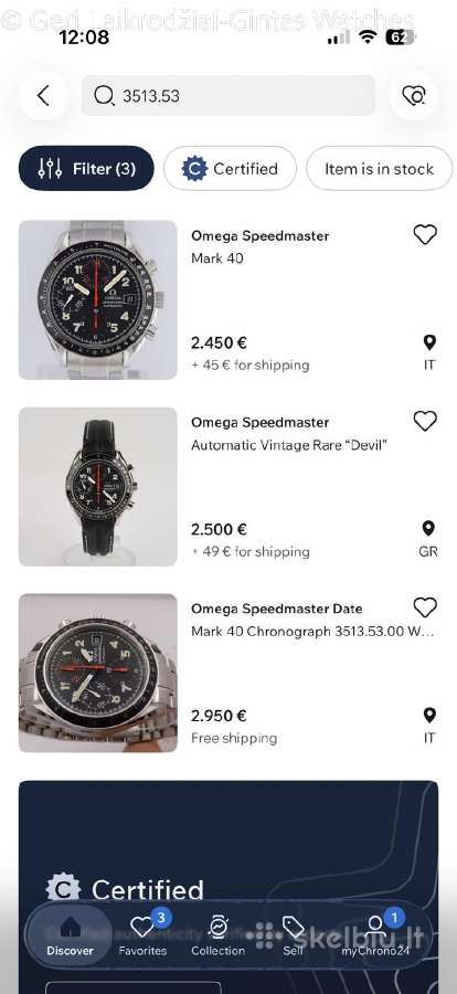 Omega Speedmaster Date - nuotraukos Nr. 32