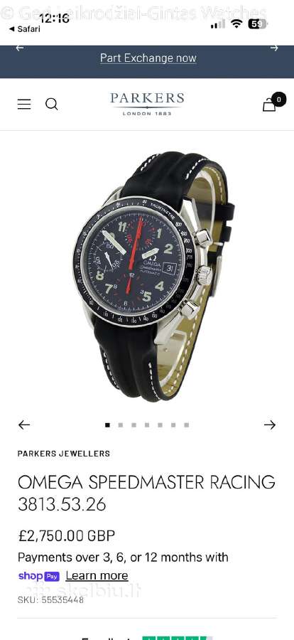 Omega Speedmaster Date - nuotraukos Nr. 35